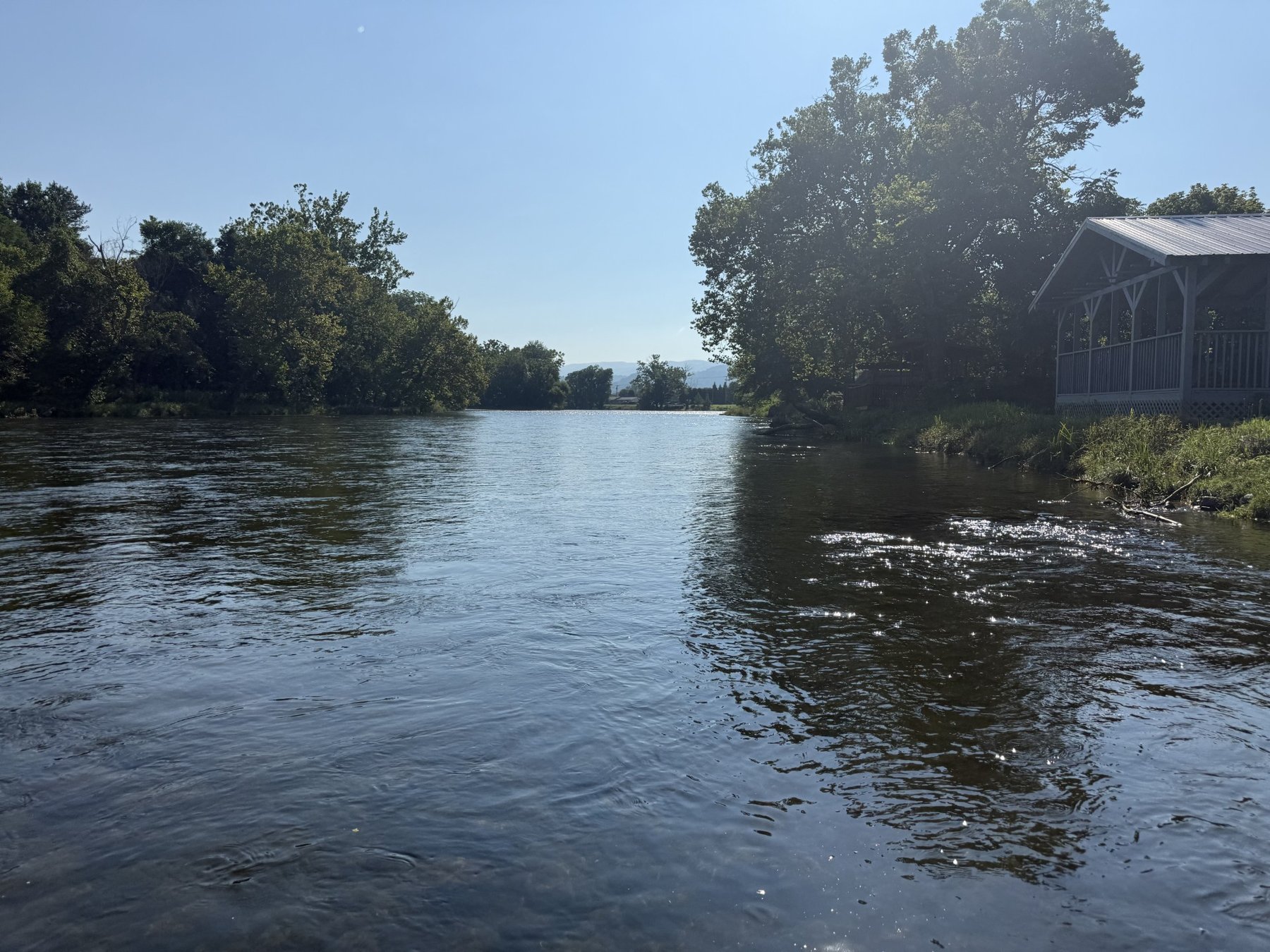 On the Watauga whitewater run below Wilbur
